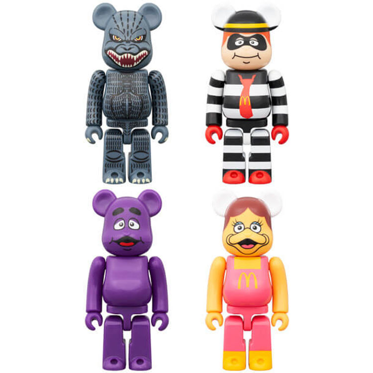 150% Godzilla vs McDonalds Be@rbrick (Set) by Medicom