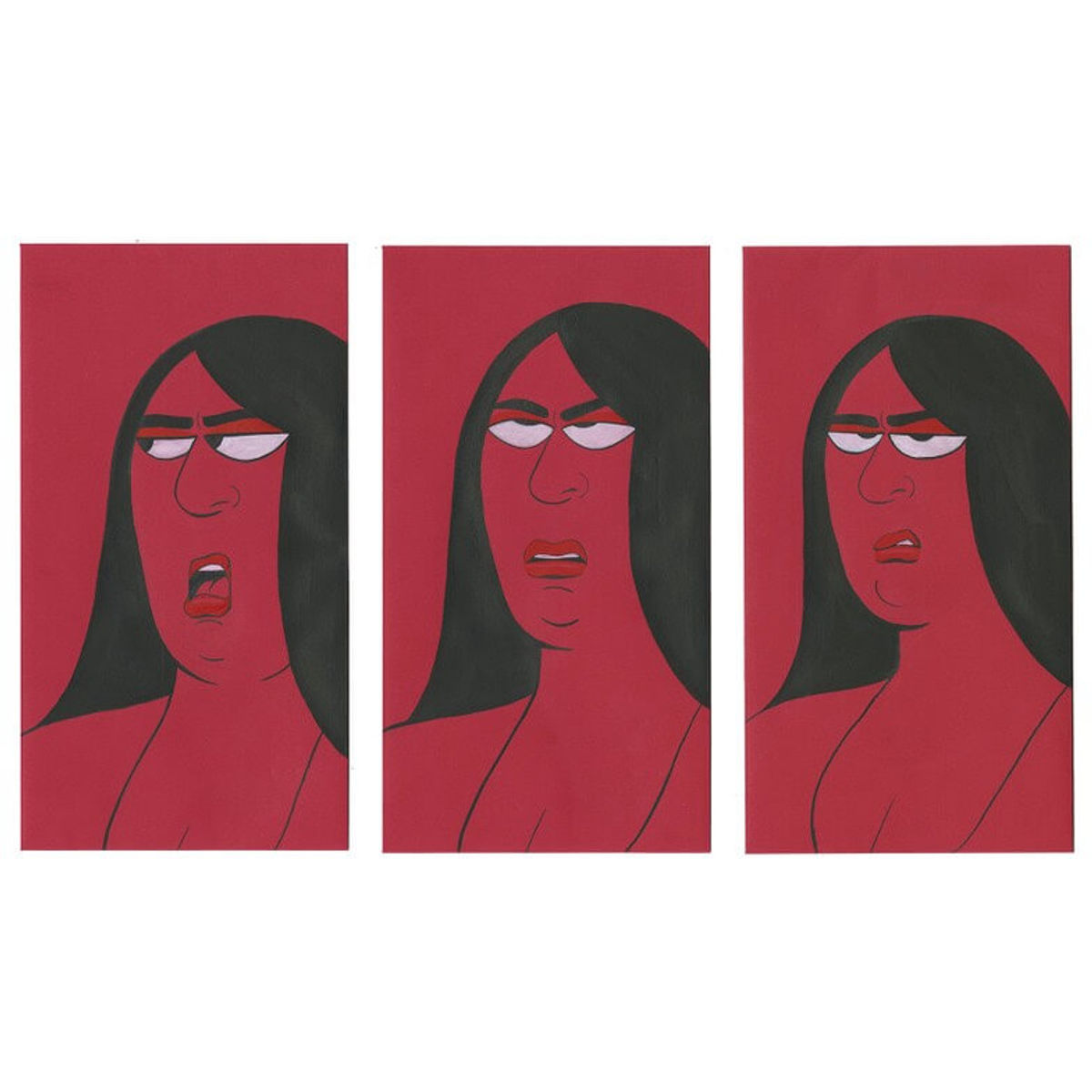 153 Triptych of Disgust