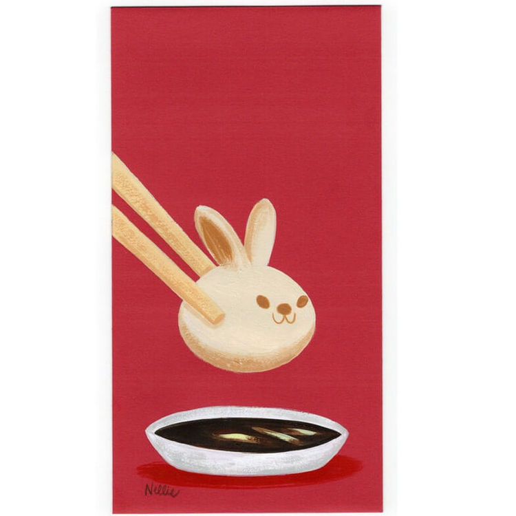 155 Bunny Dumpling by Nellie Le