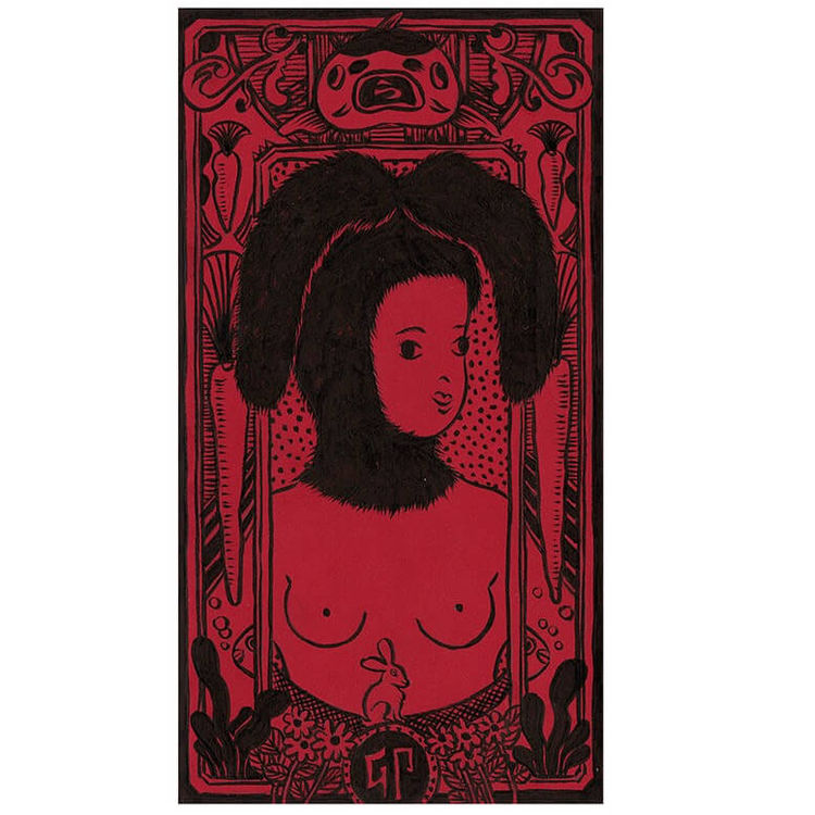 186 Bunny Girl Black by Rumi Hara