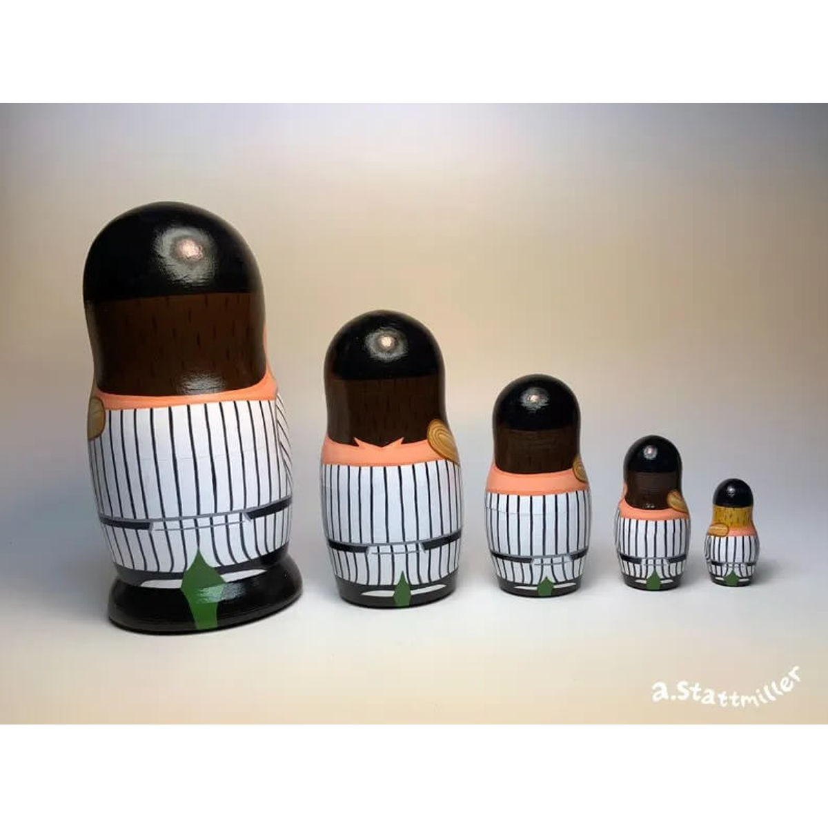 1927 New York Yankees Murderer’s Row Nesting Dolls