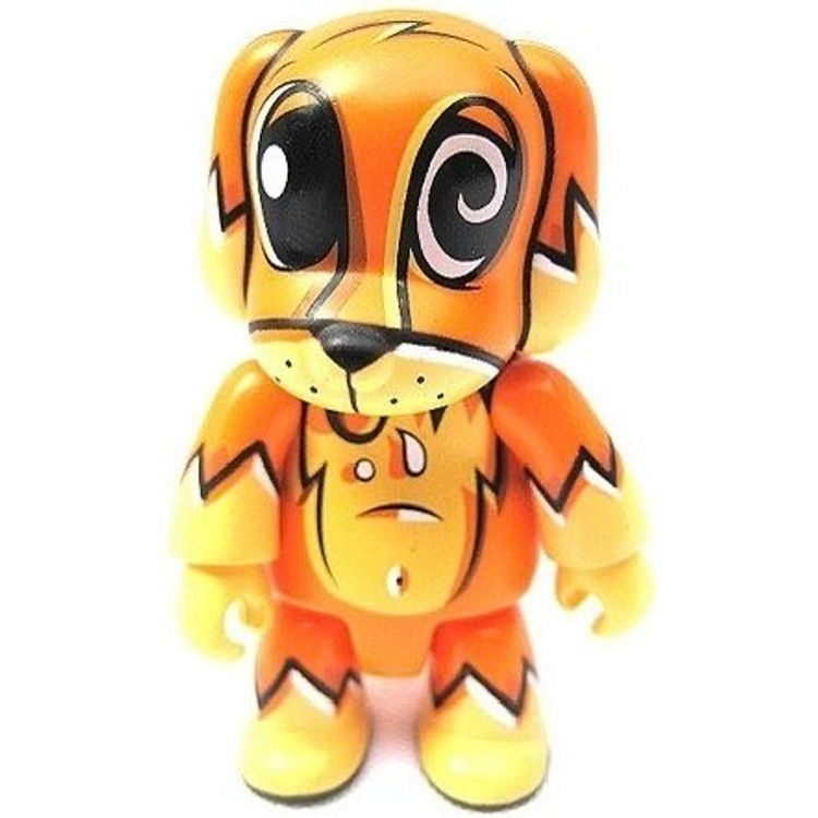 2.5" Orange Toxic Swamp Dog by Joe Ledbetter