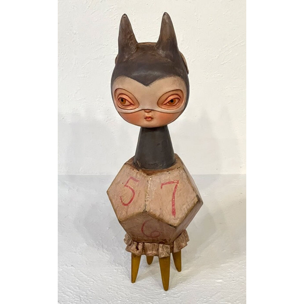 2 Faced Girls Series Gray Rabbit Divination