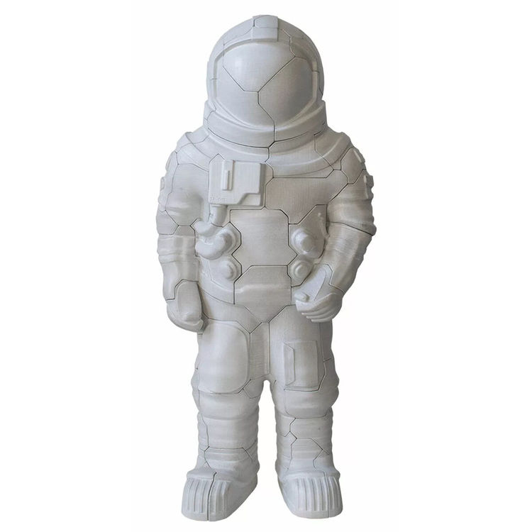 36" White Astronaut Traveler by Locknesters
