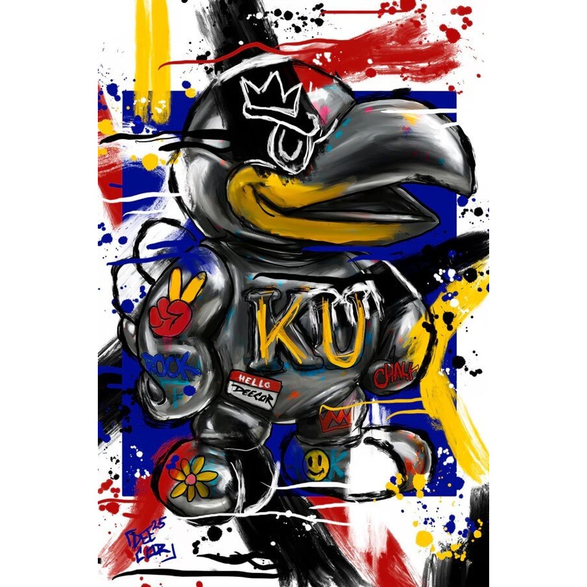 Chrome Hawk #1/3 - KU Remix