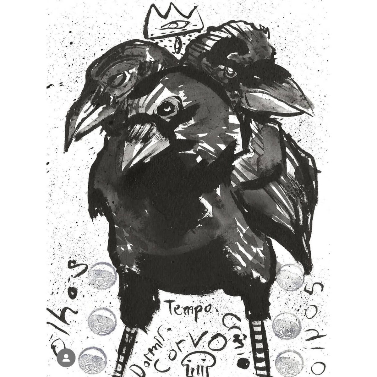 3 Headed Crow King