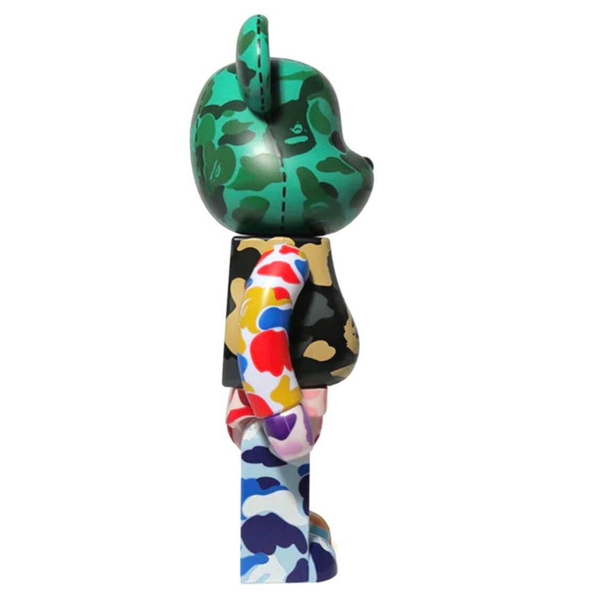 400% Bape Camo 28th Anniversary Multi Green Be@rbrick