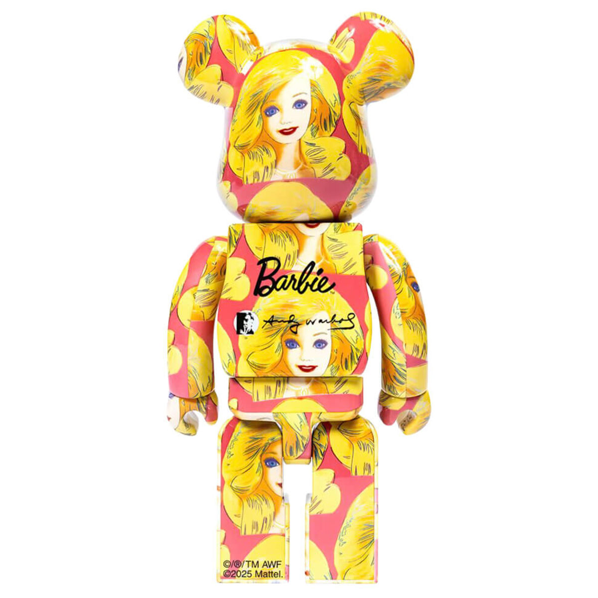 400% Bearbrick Andy Warhol's Barbie