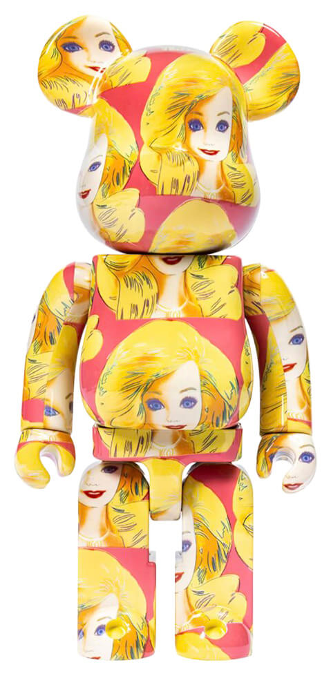 400% Bearbrick Andy Warhol's Barbie created by Medicom