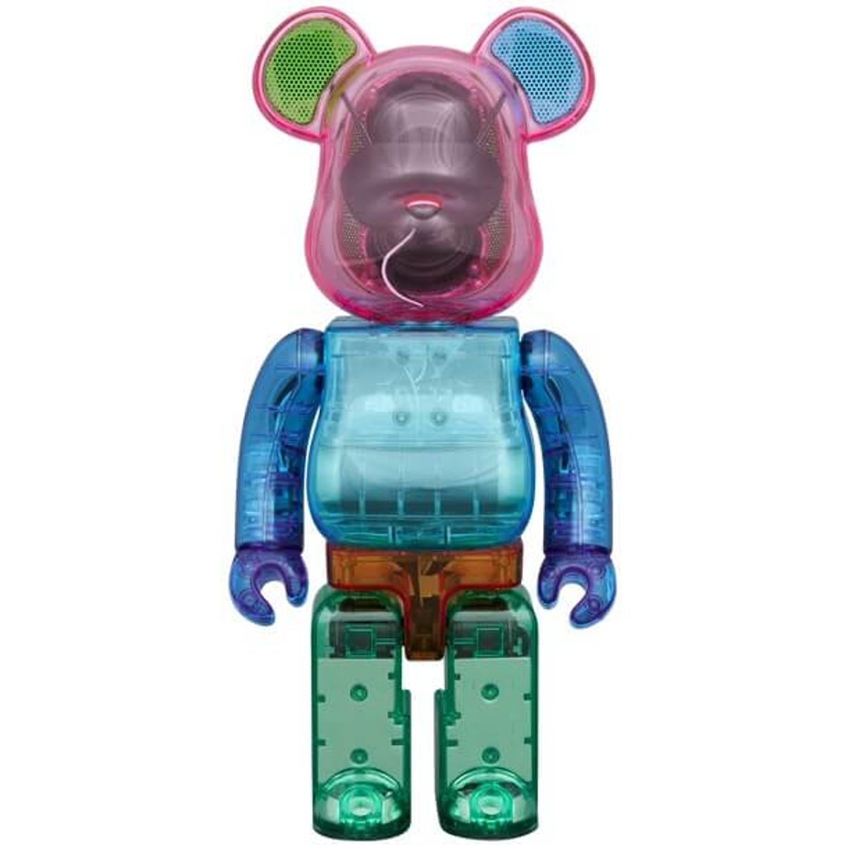 400%  Color Block Audio Be@rbrick Speaker