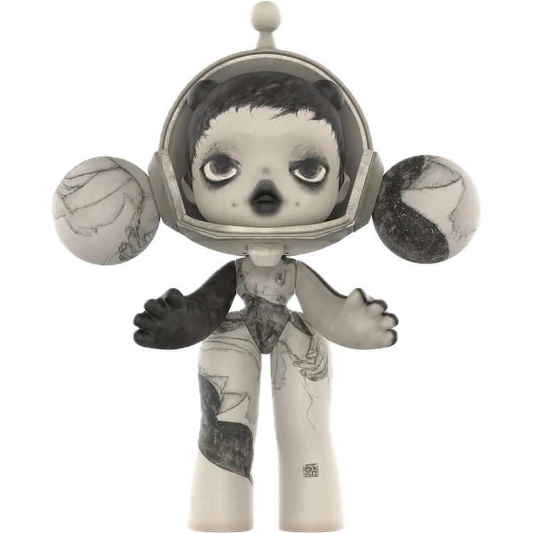 400% Egon Schiele Skullpanda by Egon Schiele