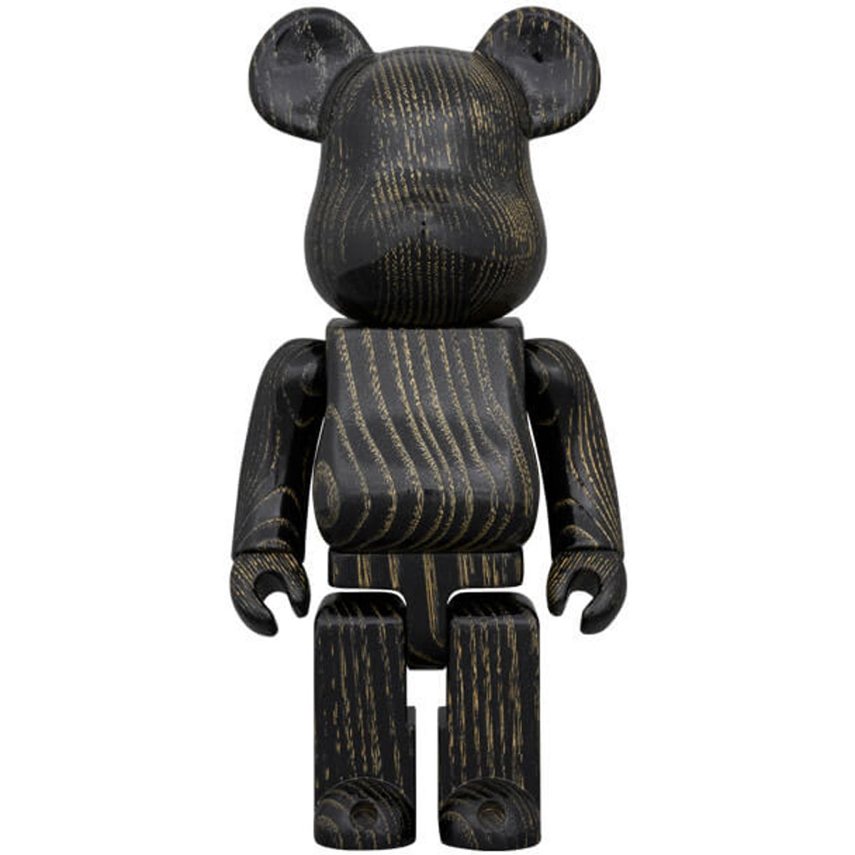 400% Floating Black Gold Karimoku Bearbrick