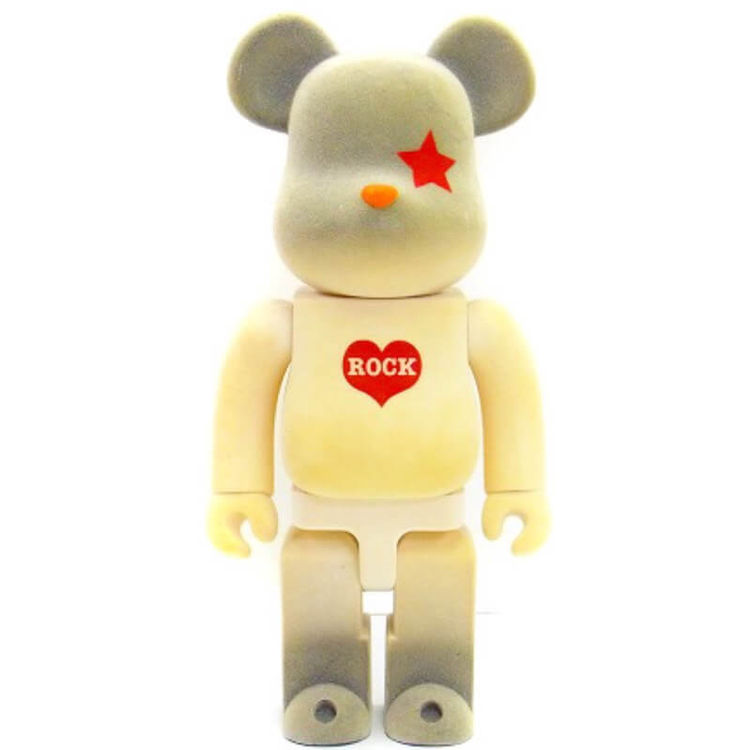 400% Flocked Rock!!! Be@rbrick  by Gallery 1950