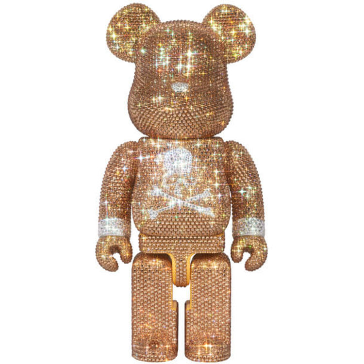 400% Gold & Silver Crystal Decorate Be@rbrick by Mastermind Japan