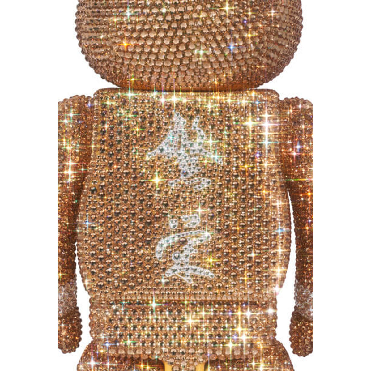 400% Gold & Silver Crystal Decorate Be@rbrick
