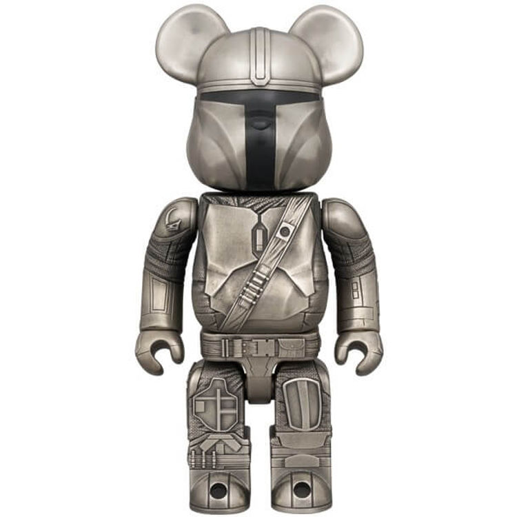 400% Mandalorian Royal Selangor Bearbrick by Royal Selangor