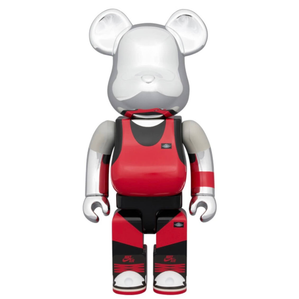400%  Michael Jordan 1985 AIR JORDAN Be@rbrick Silver