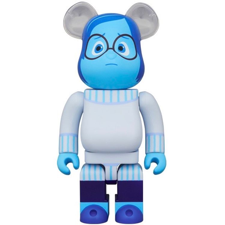 400% Sadness : Inside Head Bearbrick by Disney