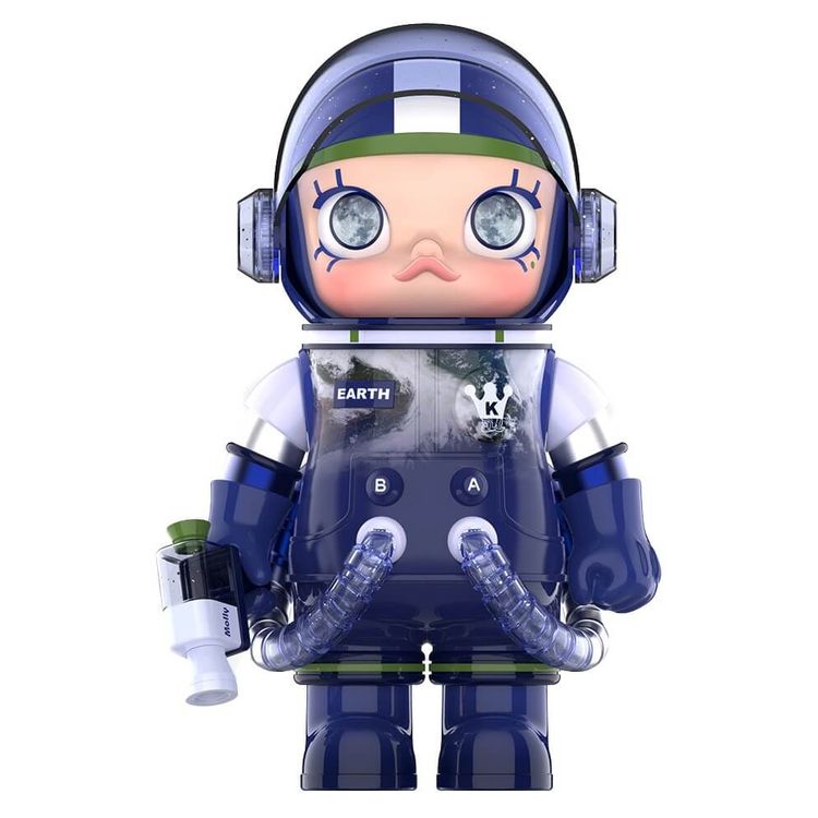 400% Space Molly Planet Series Earth by Kenny Wong