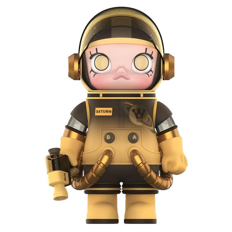 400% Space Molly Planet Series Saturn by Kenny Wong