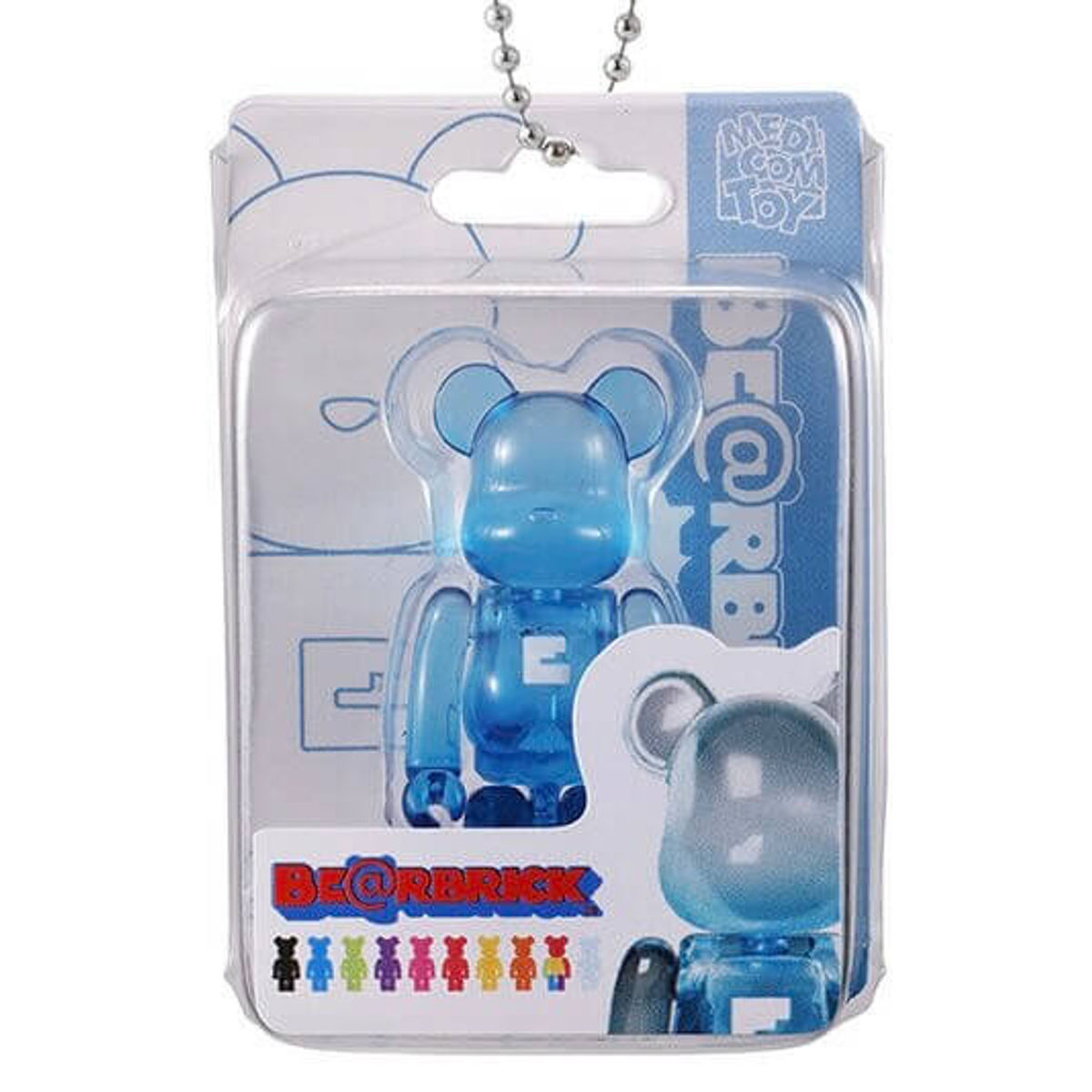 50% Clear Sky Blue Be@rbrick