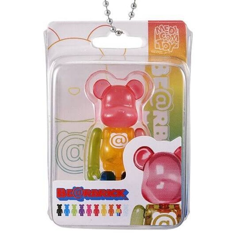 50% Clear Multicolor Be@rbrick by Medicom