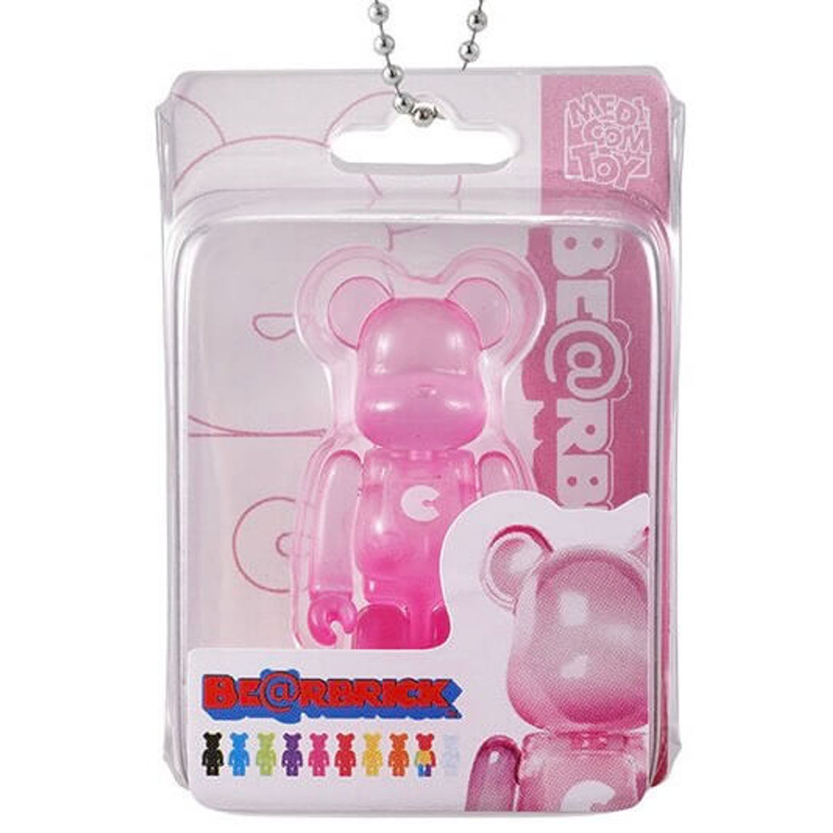 50% Clear Pink Be@rbrick