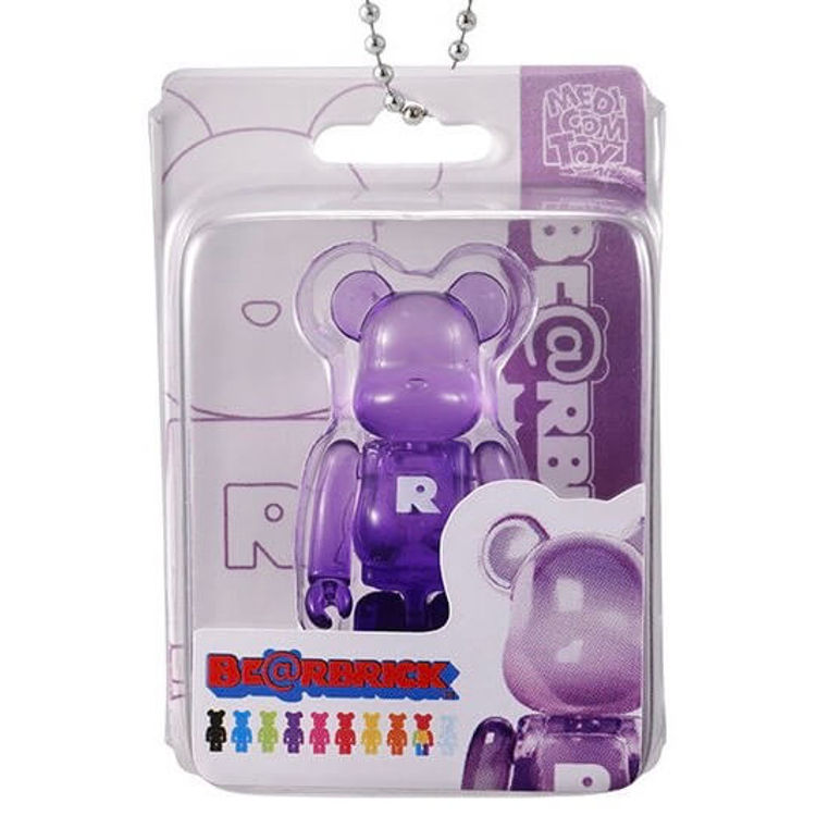 50% Clear Purple Be@rbrick by Medicom