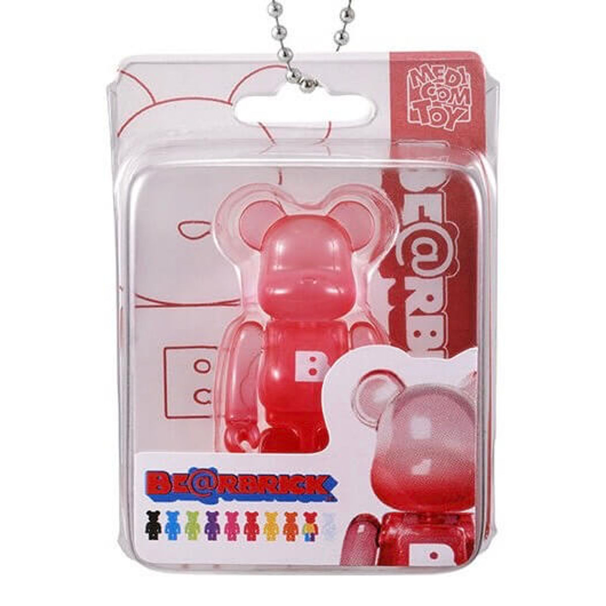 50% Clear Red Be@rbrick