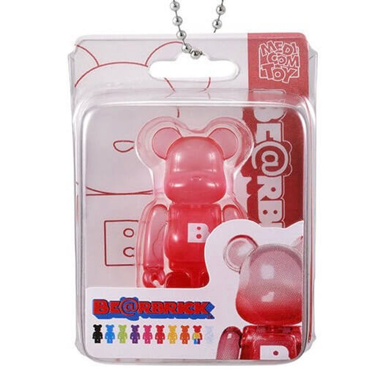 50% Clear Red Be@rbrick by Medicom