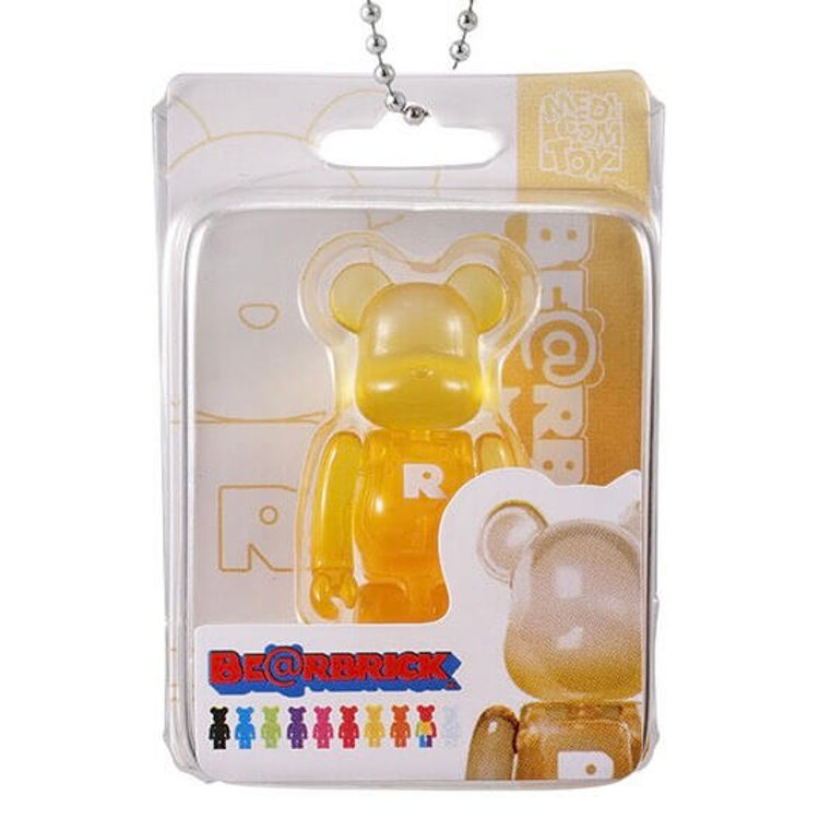 50% Clear Yellow Be@rbrick by Medicom