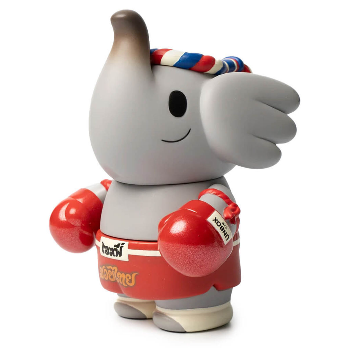 5" Muay Thai Elfie Red Trunks