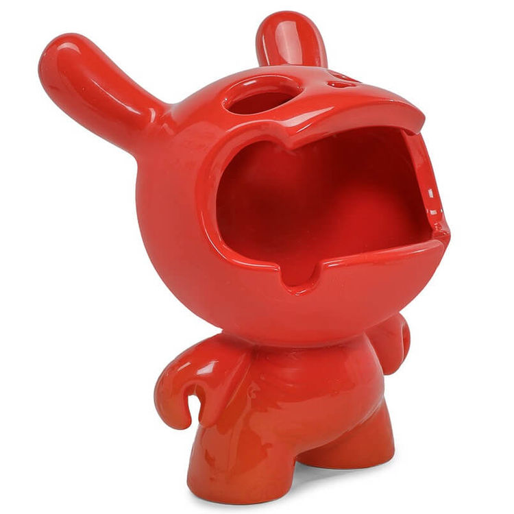 5" Sunset Orange Fine Ash Ceramic Dunny by Kidrobot