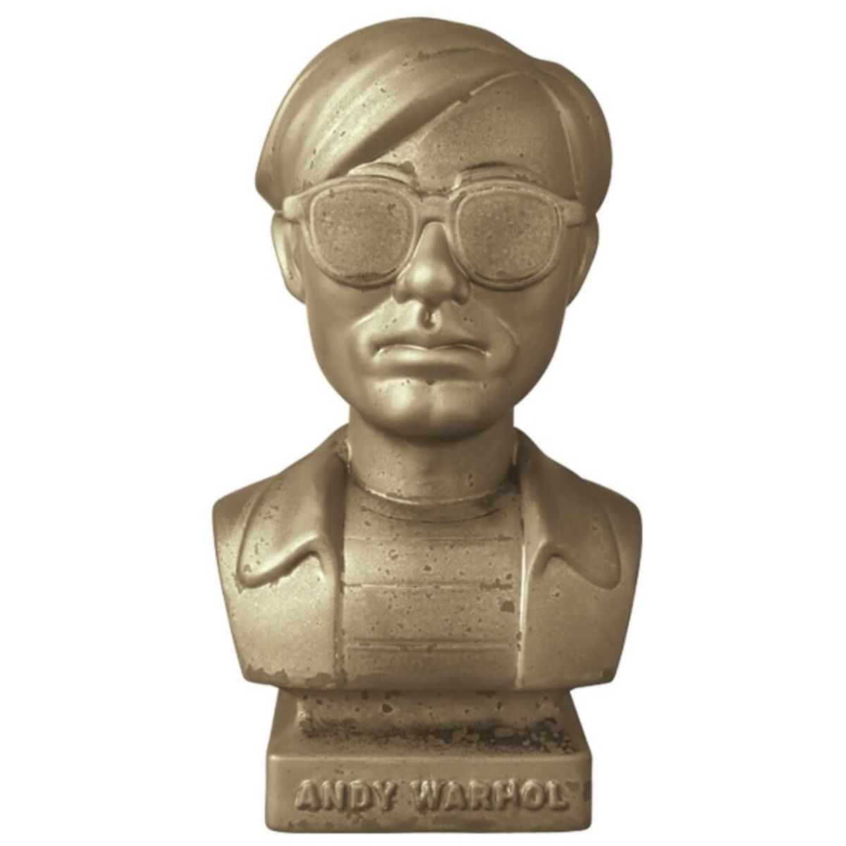 60s Andy Warhol Ceramick Ash Gold Bust