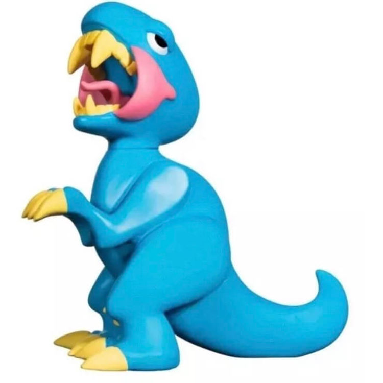 6" Blue Raptor by Elbo Glass