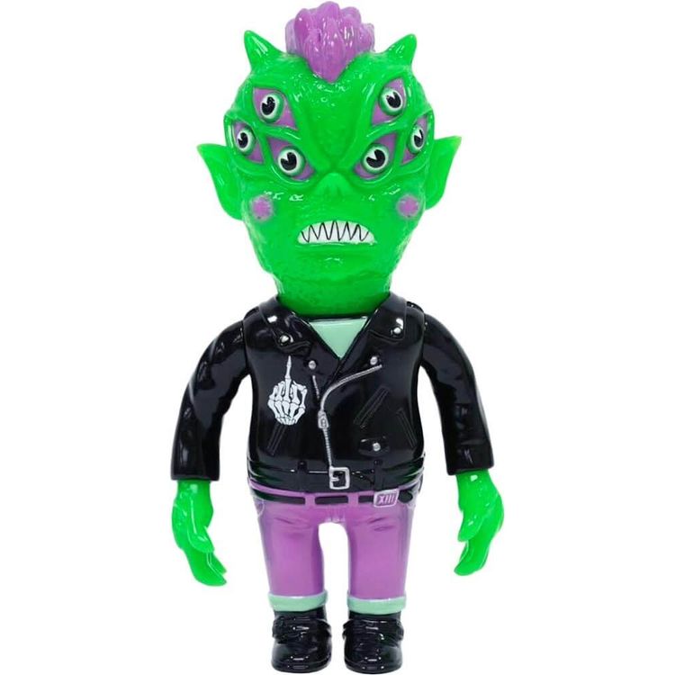 6 Eyed Ghoul Green by Knuckle (Little Chop Design)