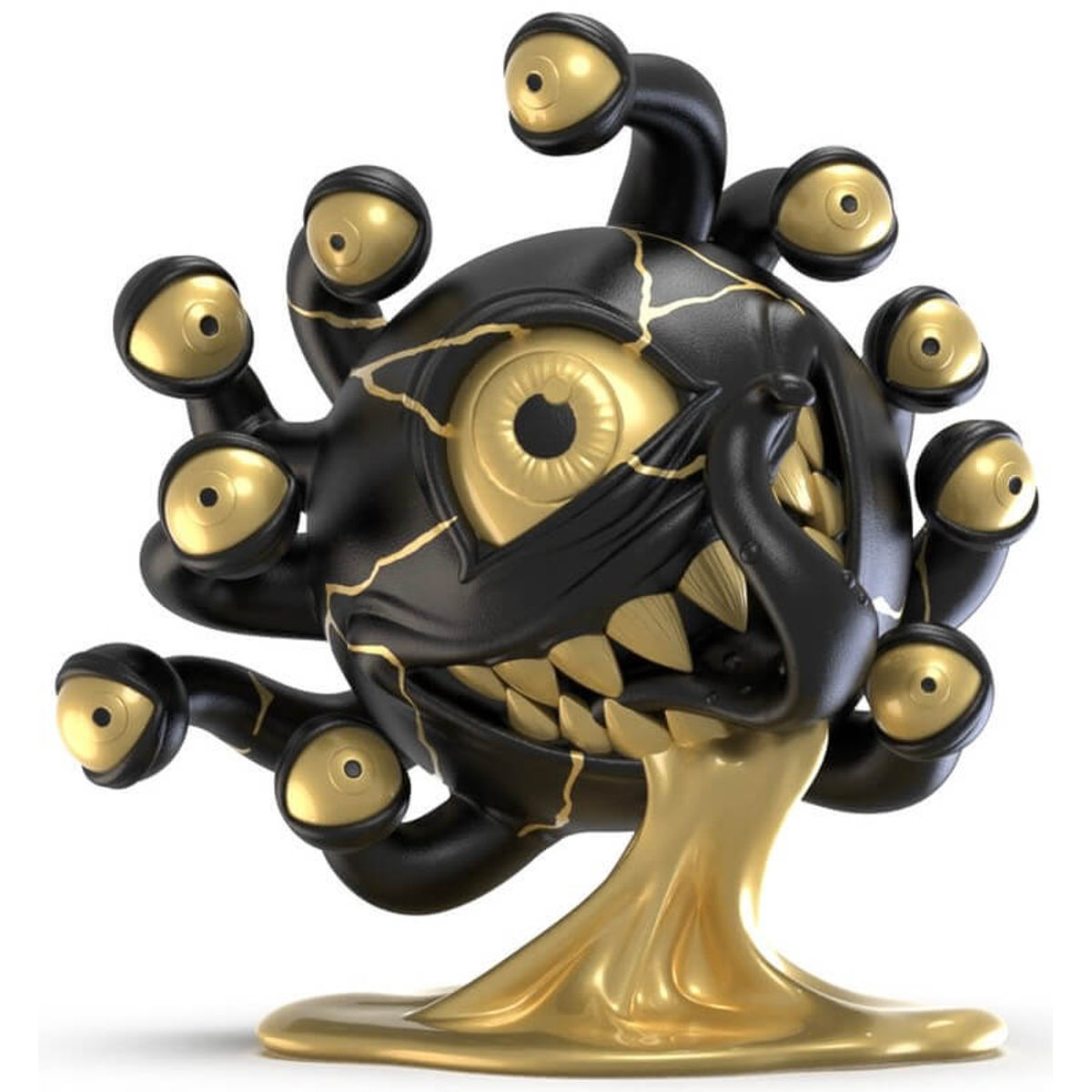 7" Black & Gold Beholder : Dungeons & Dragons