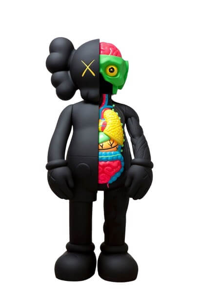 8-foot Black Dissected Companion created by Kaws (Brian Donnelly)