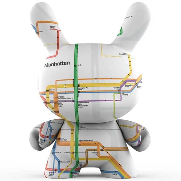 8" MTA New York City Subway Dunny by Kidrobot