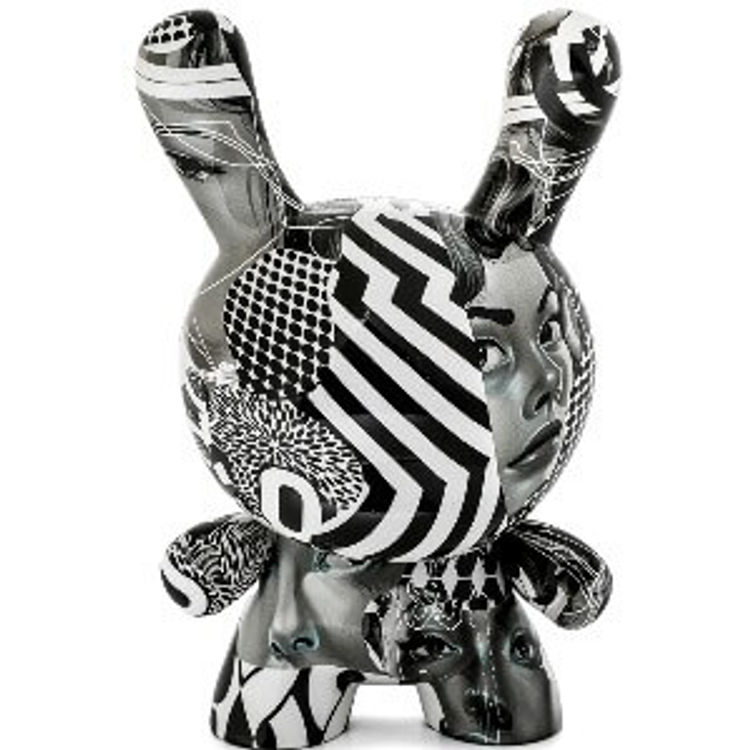 8" Monochromatic 20th Anniversary Dunny by Tristan Eaton