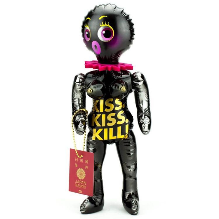A.I. (Adult Intelligence) Kiss! Kiss! Kill! exclusive ”Lie eyes ver.“ Black by Kikkake (Atsushi Kotaki)
