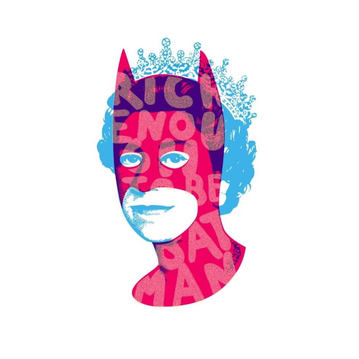 ACBF Neon Red and Blue A3 edition