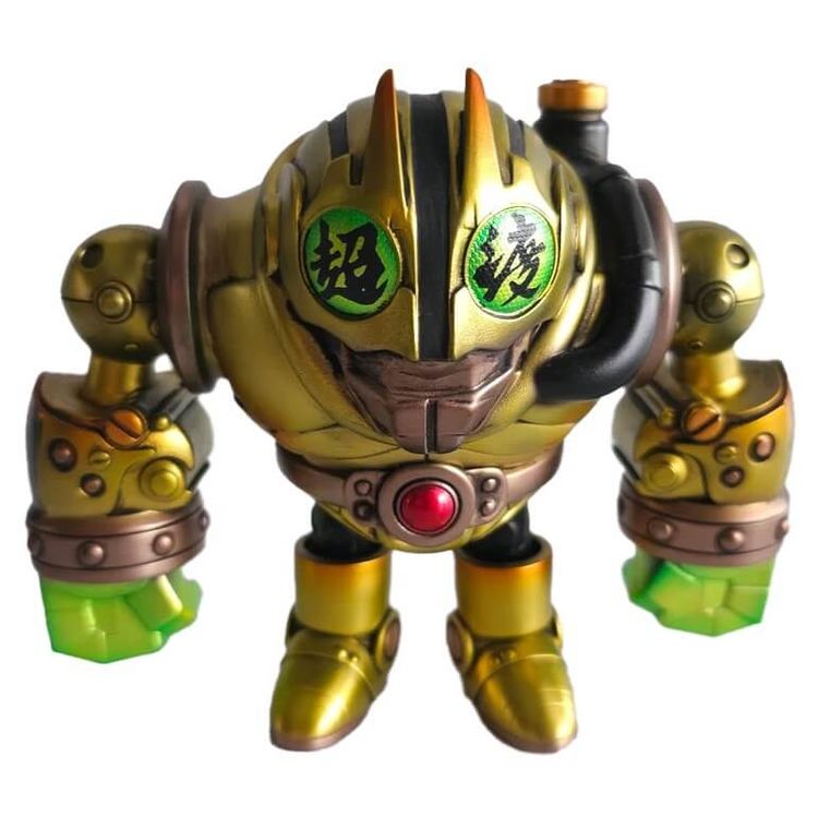 AR Skull Golden Rider by MicBraining