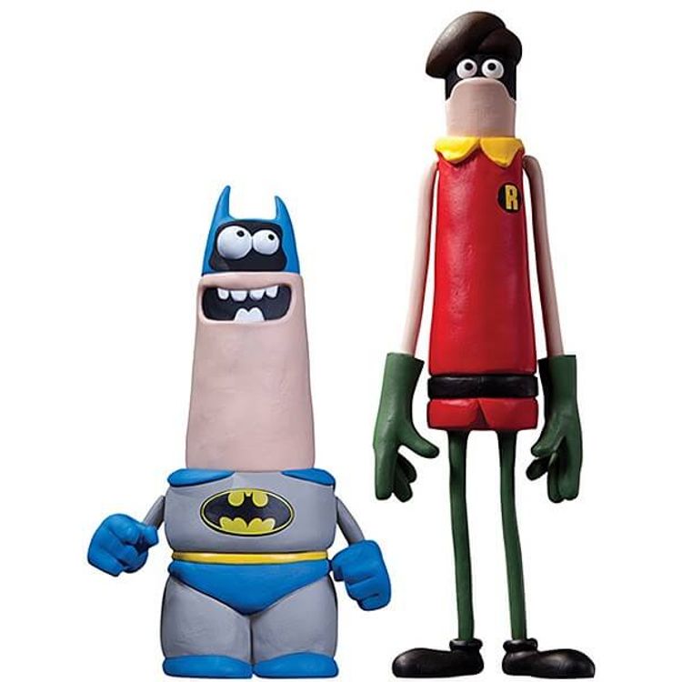 Aardman DC Nation Batman and Robin Set (Blue) by Aardman Animations