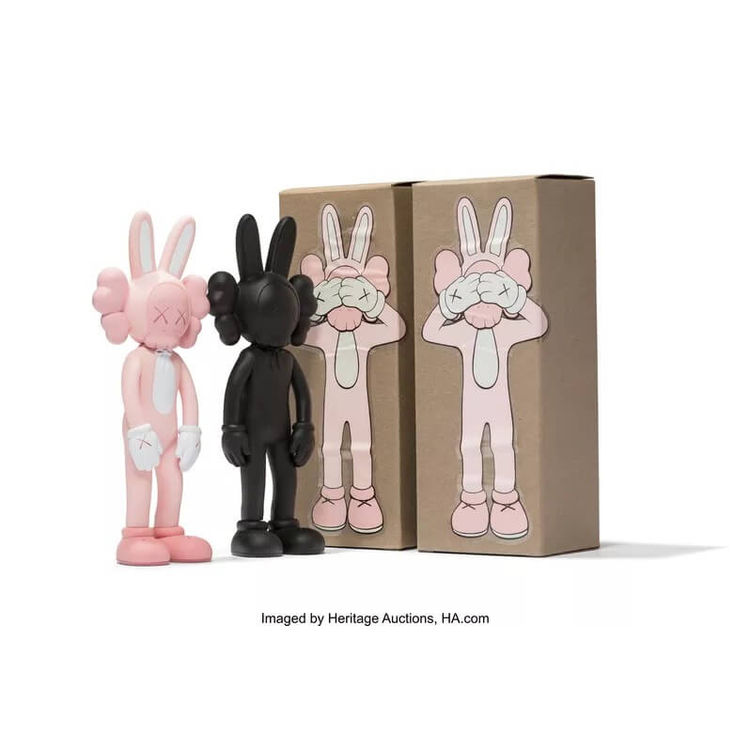 Accomplice Pink and Black  by Kaws (Brian Donnelly)