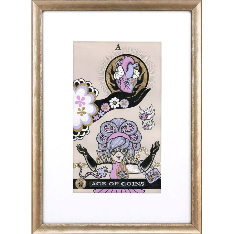 Ace of Coins: Valentine Girl by Junko Mizuno