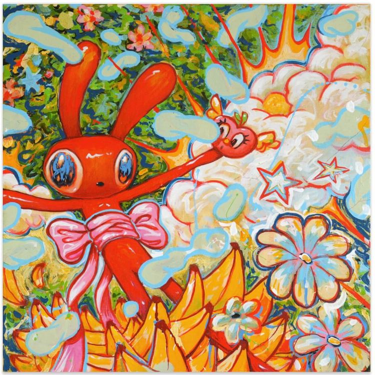 Adam Catches The Apple by Mila Useche