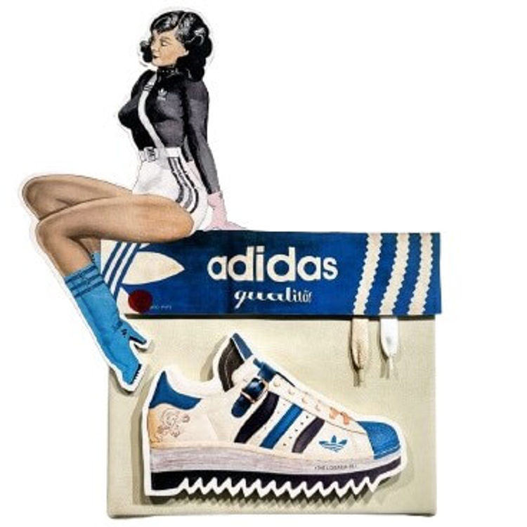 Adidas Shoe Box, an ode to Three Stripes by Peter Van Flores