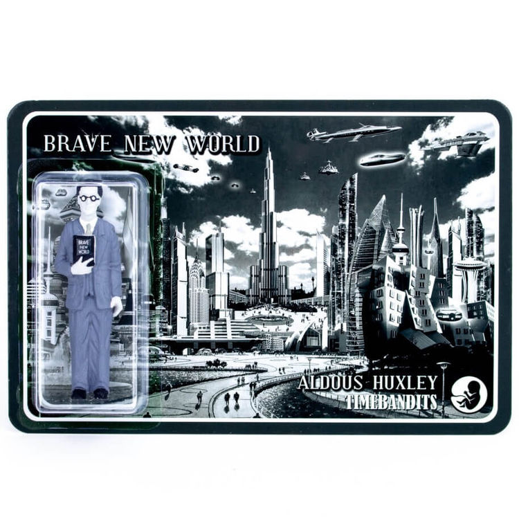 Aldous Huxley “Brave New World” (Black & White Variant) by Timebandits