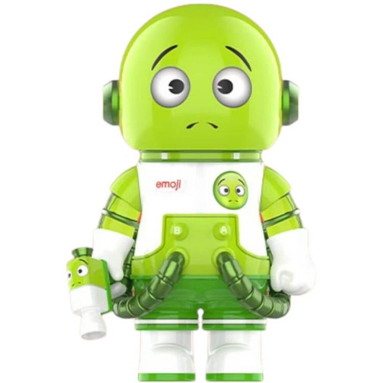 All In Green Emoji Space Molly by Kenny Wong